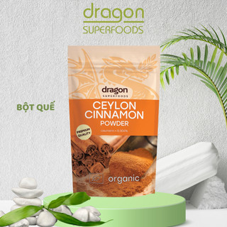 Bột quế ceylon hữu cơ ceylon cinnamon power 150g - dragonsuperfoods