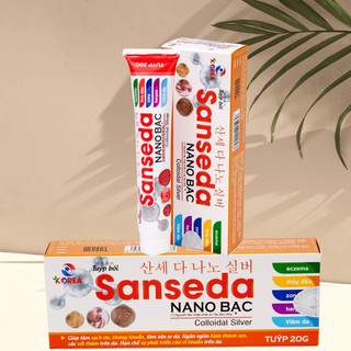 Sanseda Nano Bạc 20g - ngăn ngừa hình thành sẹo , giúp làm sạch da, làm săn se da