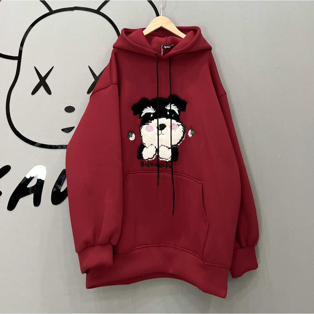 Áo nỉ hoodie cún BAM (ảnh chụp thật)