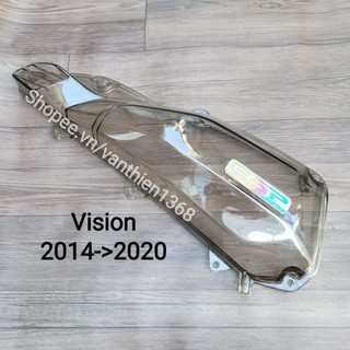 Nắp Lọc Gió Pô E Xe VISION 2014->2020 Màu Khói Trông Suốt