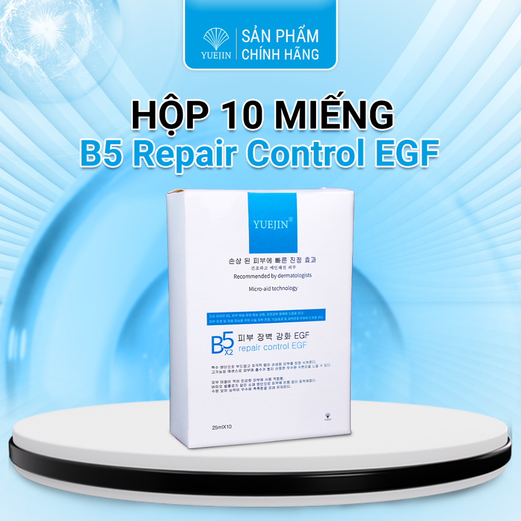 Mặt nạ Yuejin hàn quốc B5 Repair Control EGF cấp ẩm, phục hồi làm dịu da
