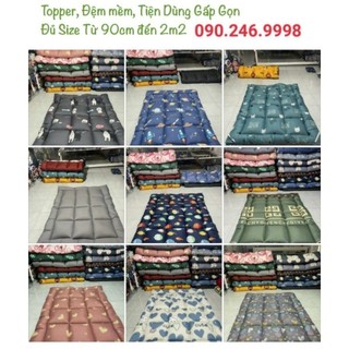 Tấm bảo vệ đệm topper, đệm mềm, đệm gấp đủ mọi kích thước, nhắn tin shop để tư vấn thêm size
