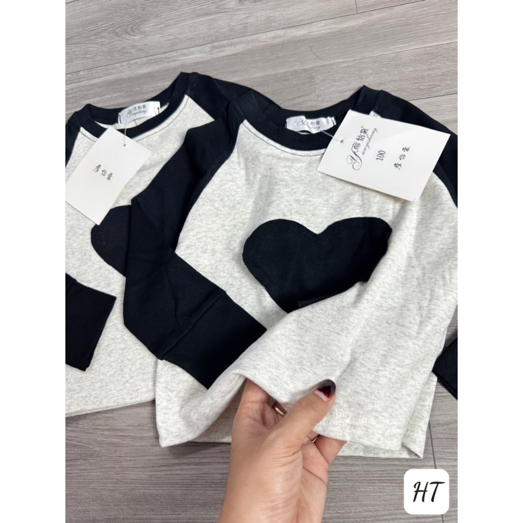 BỘ ÁO SWEATER + CHÂN VÁY NGẮN PHỐI MÀU BÉ GÁI