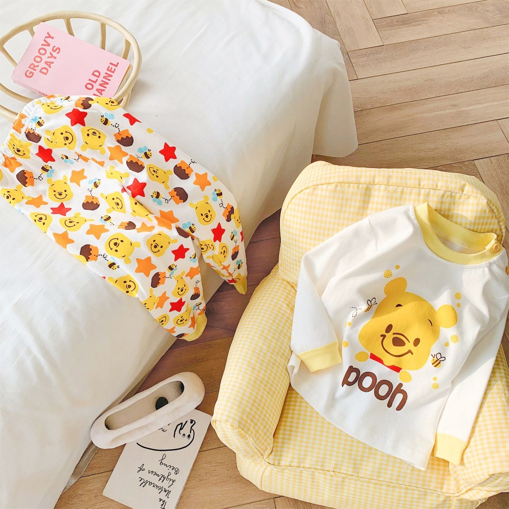 Bộ nỉ thu đông bé gái chất cotton mềm mịn, bộ nỉ bé gái chuẩn hàng QCCC cho bé 8-18kg SAM BABY