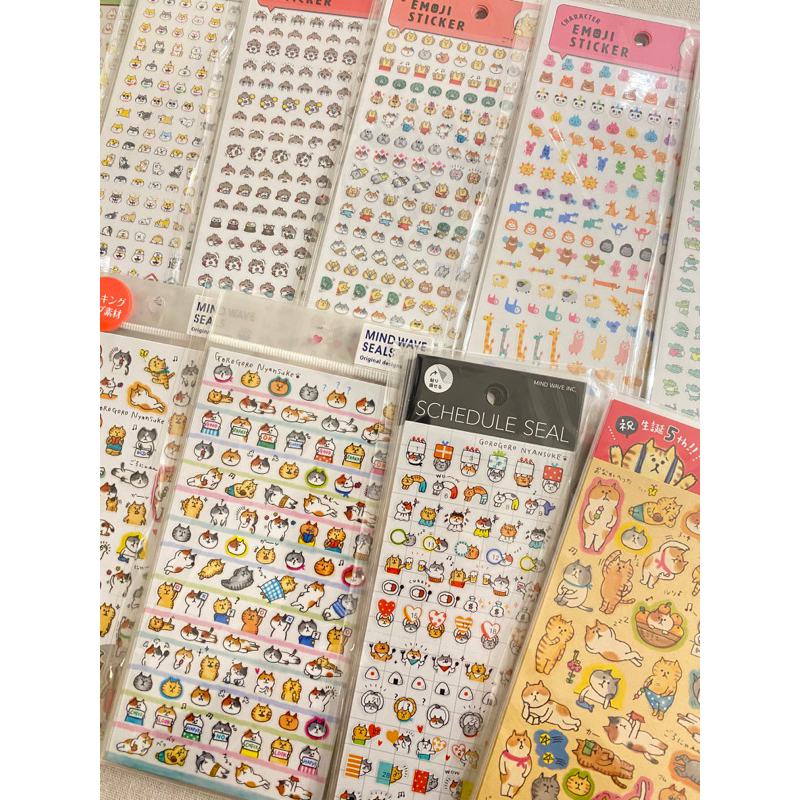 Tấm Sticker nhãn dán Mindwave xinh đẹp từ Nhật Bản