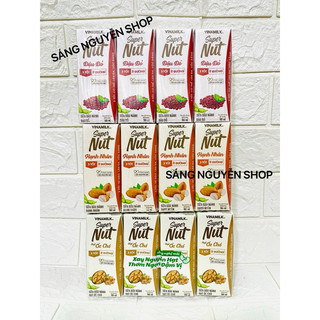 Lốc 4 Hộp x 180ml Sữa đậu nành Hạt Óc Chó/Hạnh Nhân Vinamilk Ít Đường