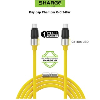 Cáp sạc 240w siêu nhanh sharge phantom ctoc | shargeek