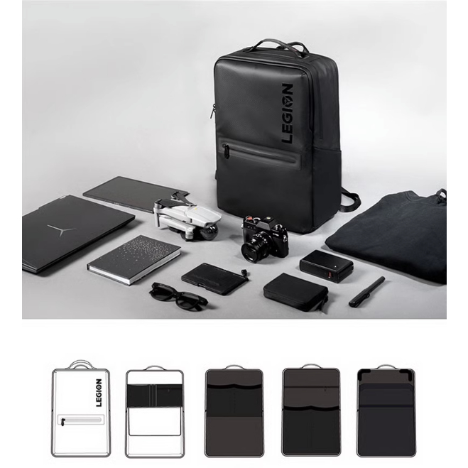 Balo Chính hãng Lenovo Legion Savior P2 chất liệu cao cấp chống nước, bụi bẩn, va đập, 2 khoang riêng biệt