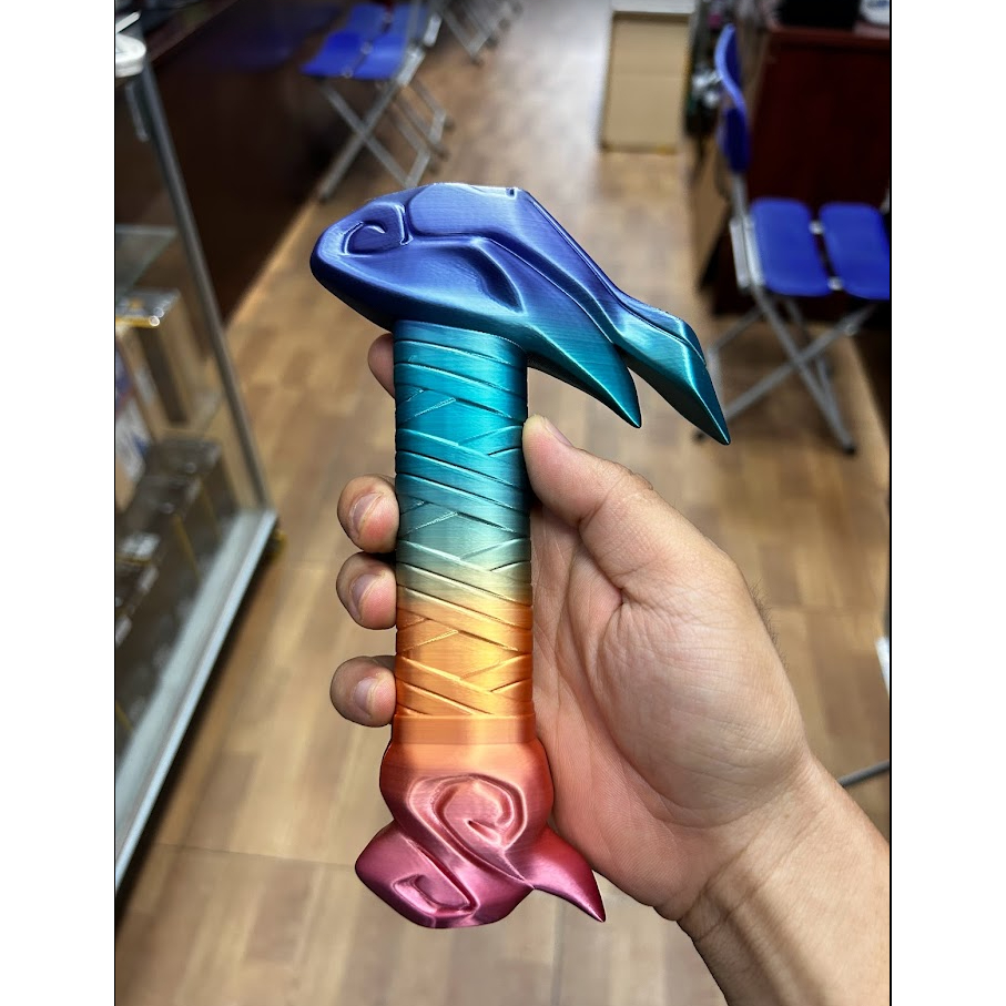 Đồ chơi trang trí góc làm việc Yasuo Collapsing Katana in 3d chất lượng cao - PLAYTEK