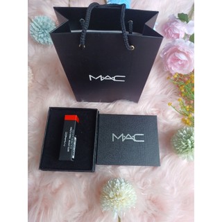 Set túi + hộp đựng son mac