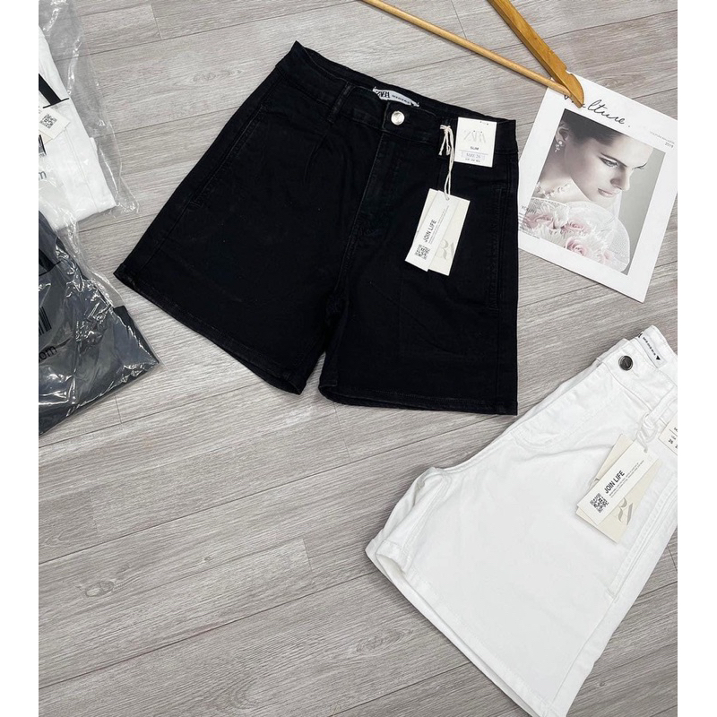 Quần short chiết ly túi mổ bên hông ZR