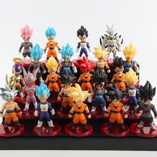 1 em nhân vật Dragonball ngẫu nhiên, chibi kute dragonball + mua 7 em tặng 1 túi thẻ.