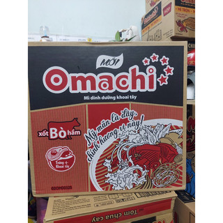Mì omachi bò hầm thùng 30 gói