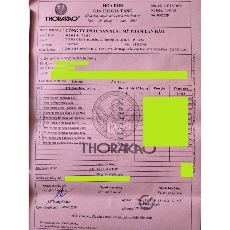 Nước hoa hồng thorkao 150ml