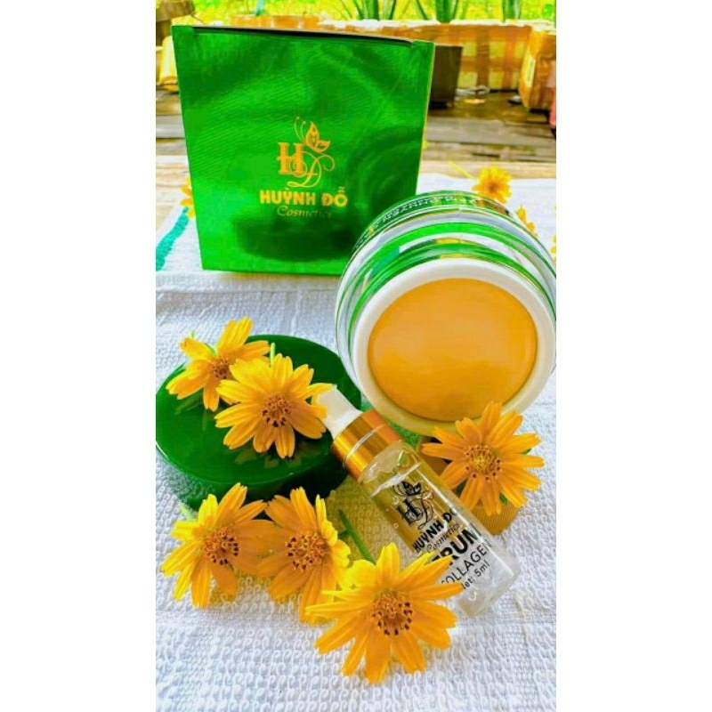 Kem chuyên nám, tàn nhang Huỳnh Đỗ tặng kèm chai serum 5ml