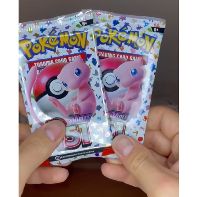 Gói bài 151 Booster Pack - Túi thẻ lẻ Pokemon Scarlet & Violet TCG chính hãng