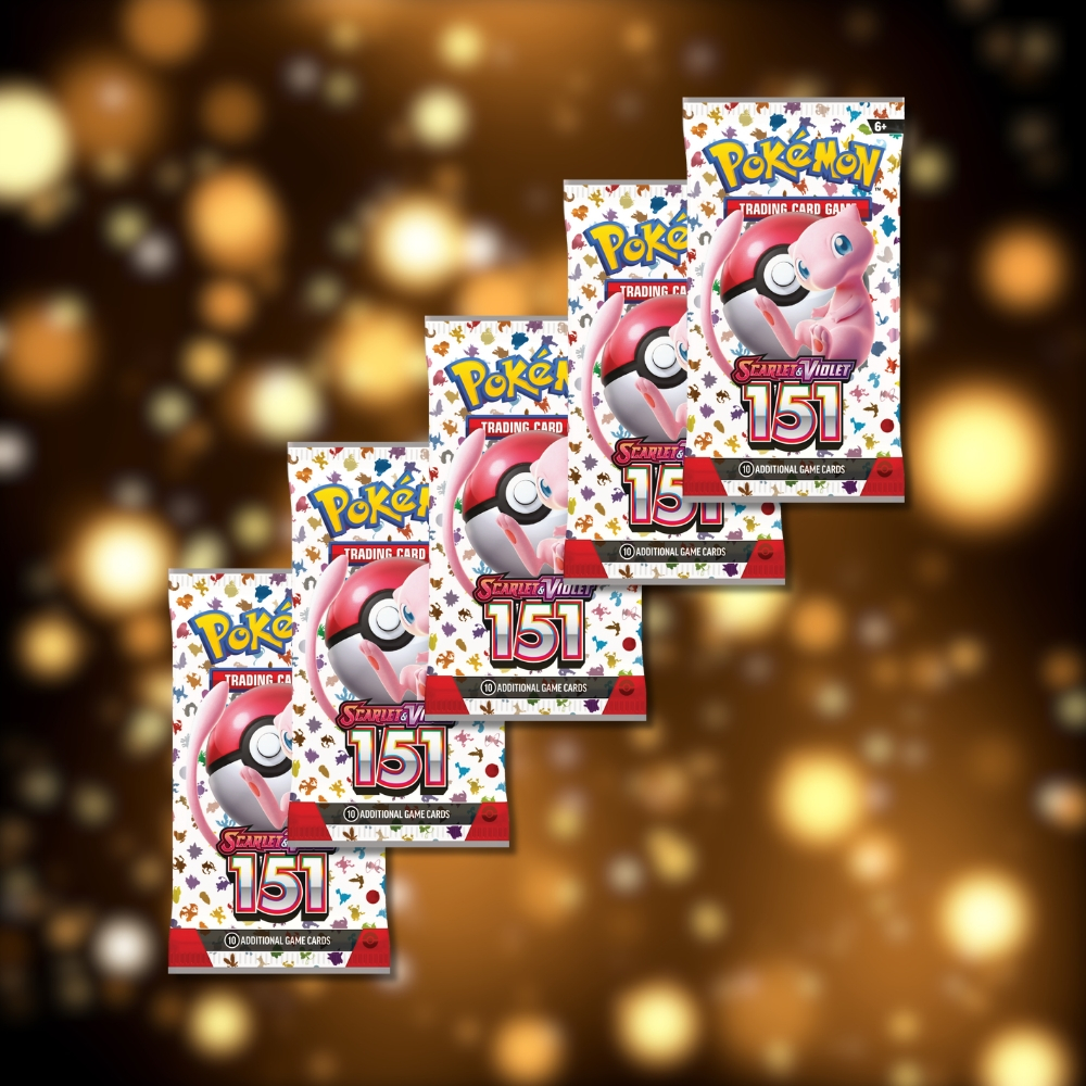 Gói bài 151 Booster Pack - Túi thẻ lẻ Pokemon Scarlet & Violet TCG chính hãng