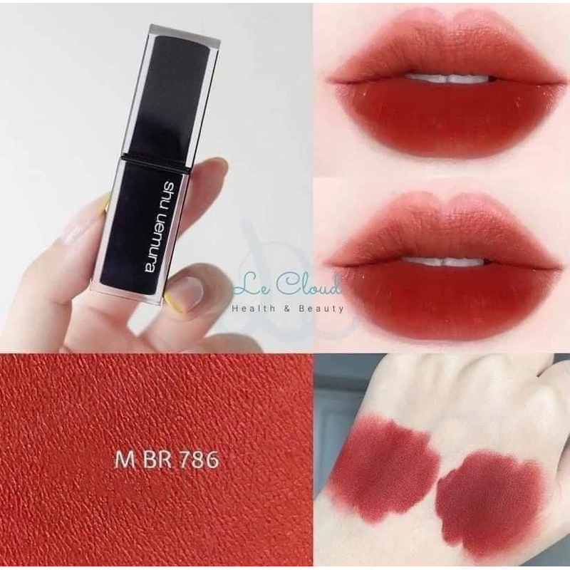 Son Shu Uemura Rouge son thỏi màu đỏ đất 786