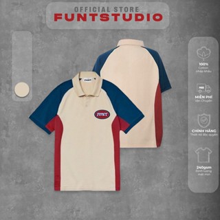 Áo Polo Unisex FUNT VINTAGE LOGO Dày Dặn, Bền Bỉ