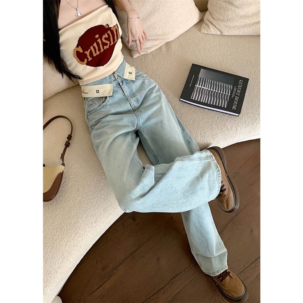 Quần jean BIGSIZE cạp gấp M7967 55-95KG