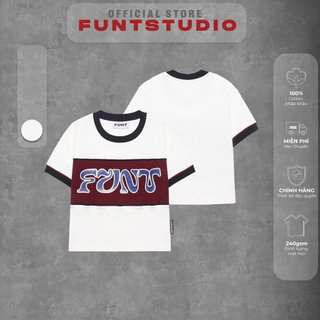 Áo thun unisex form babytee funt ringer vintage logo