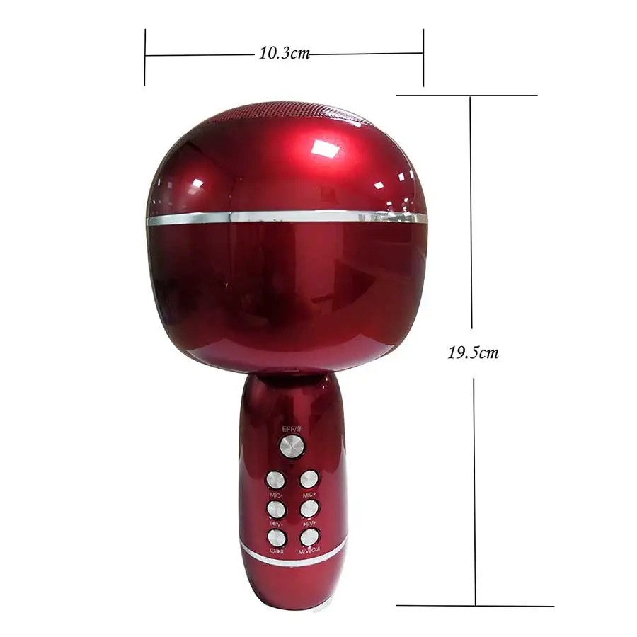 Micro karaoke bluetooth không dây tiện dụng thu âm chất lượng cao YS 09 kết nối thông minh