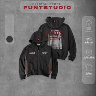 Áo Hoodie Nam Nữ Unisex FUNT DOUBLE HOODIE Giữ Nhiệt Thu Đông, Chất Vải Mềm Mại