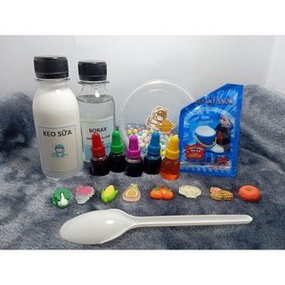   08  KIT LÀM SLIME MÂY TUYẾT XANH BÔNG BẠC - CLOUDSLIME KIT 