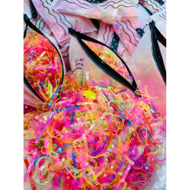 Túi 1000 dây thun mini siêu dai cột tóc cho bé