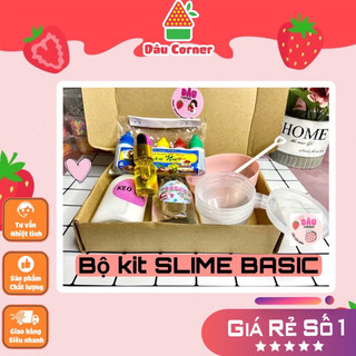 Bộ kit Slime Basic giá rẻ Dâu Corner (hương ngẫu nhiên)