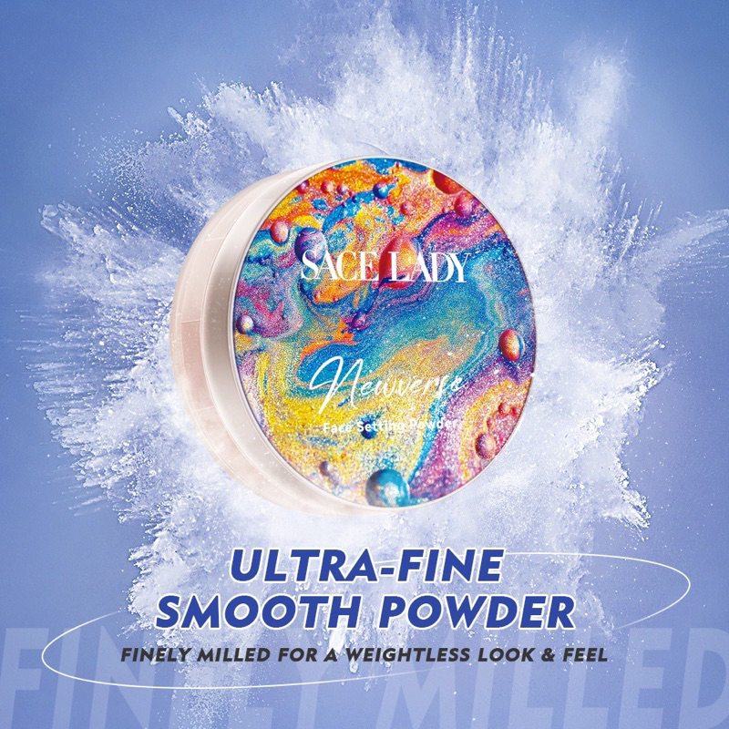 Phấn phủ trang điểm kiềm dầu lâu trôi SL-260 có miếng mút tiện lợi SACE LADY