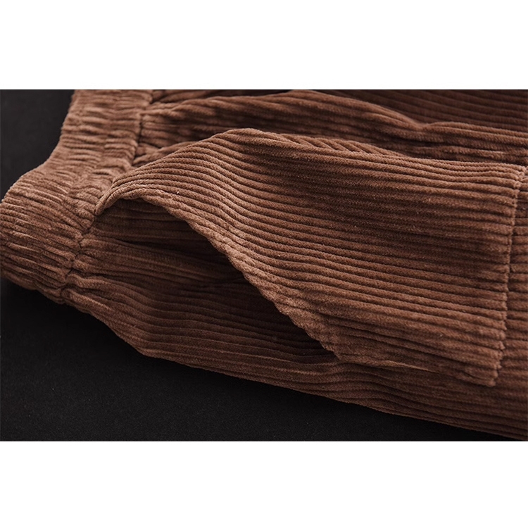 Quần baggy nhung KAMAKA lưng thun dây rút ống rộng - NU9294