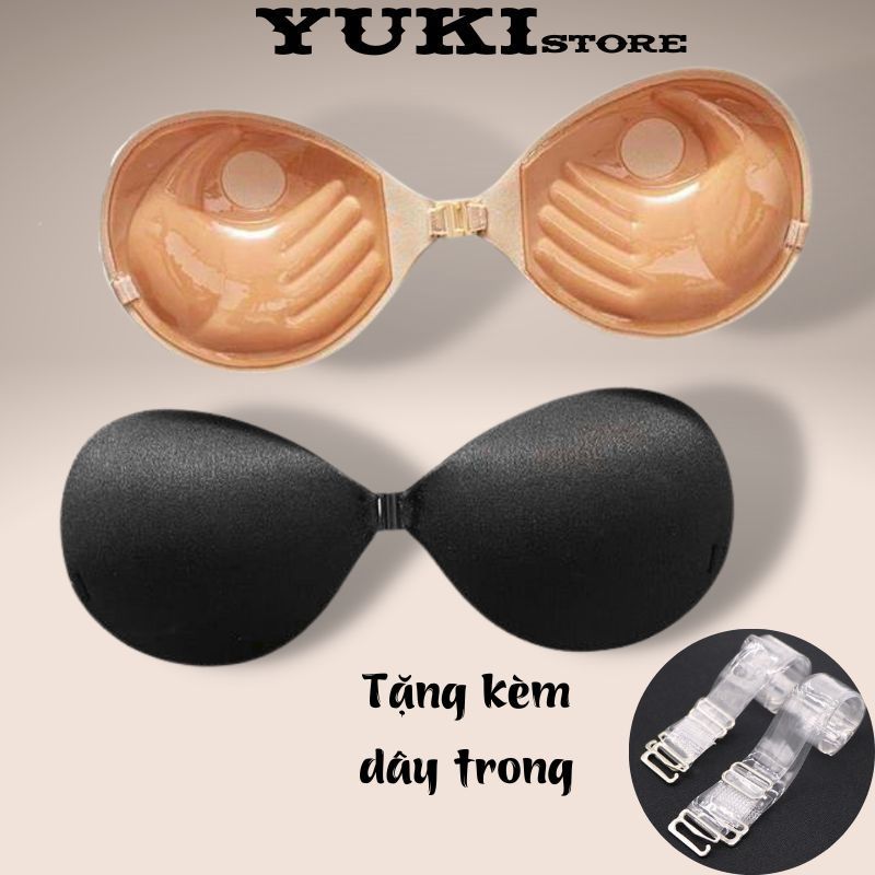 Áo Dán Ngực Cài Trước Bàn Tay Nâng Ngực Tạo Khe Kèm Dây Trong YUKI STORE 0127