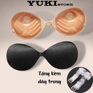 Áo dán ngực cài trước tạo khe miếng dán nâng ngực đệm mút bàn tay 3cm độn ngực gợi cảm bám dính 0127
