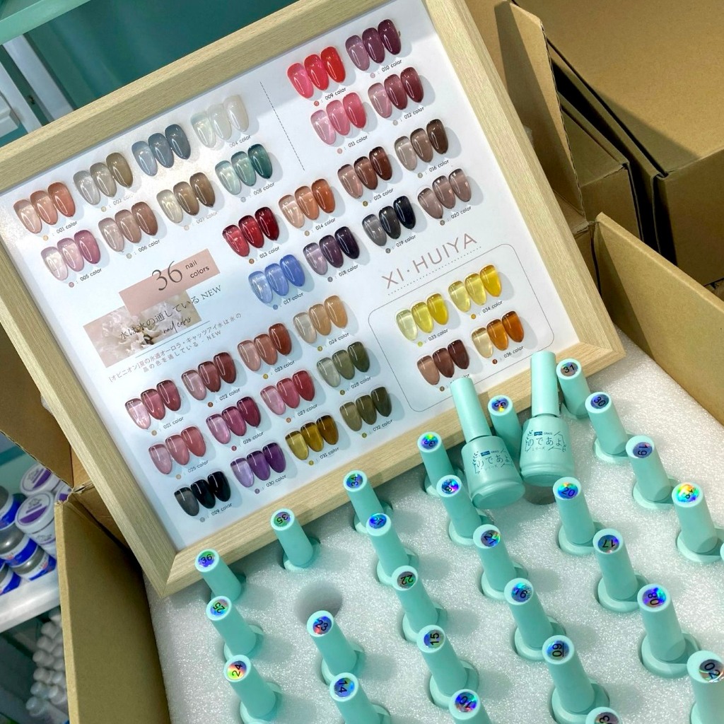 Set Sơn Thạch 36 Màu  - Tặng kèm Bảng Màu