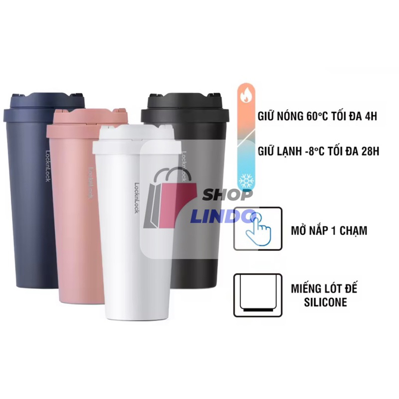 Bình giữ nhiệt Lock&Lock Energetic one-touch LHC3249 550ml
