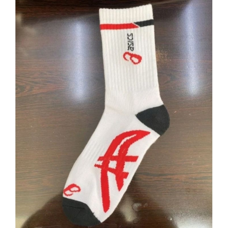 Tất Vớ Thể Thao Asics Tennis Cổ Cao Cao Cấp Vải Cotton Dày Êm Chân Thoáng Khí