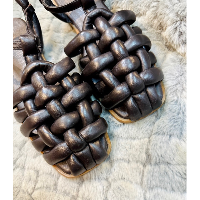 Giày sandal da 2hand size 37+