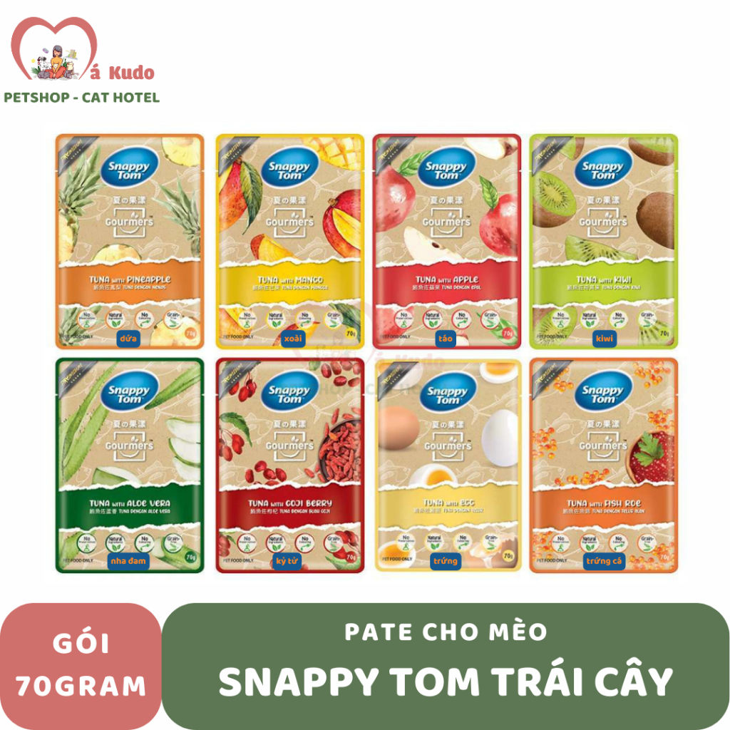 Pate Snappy Tom trái cây