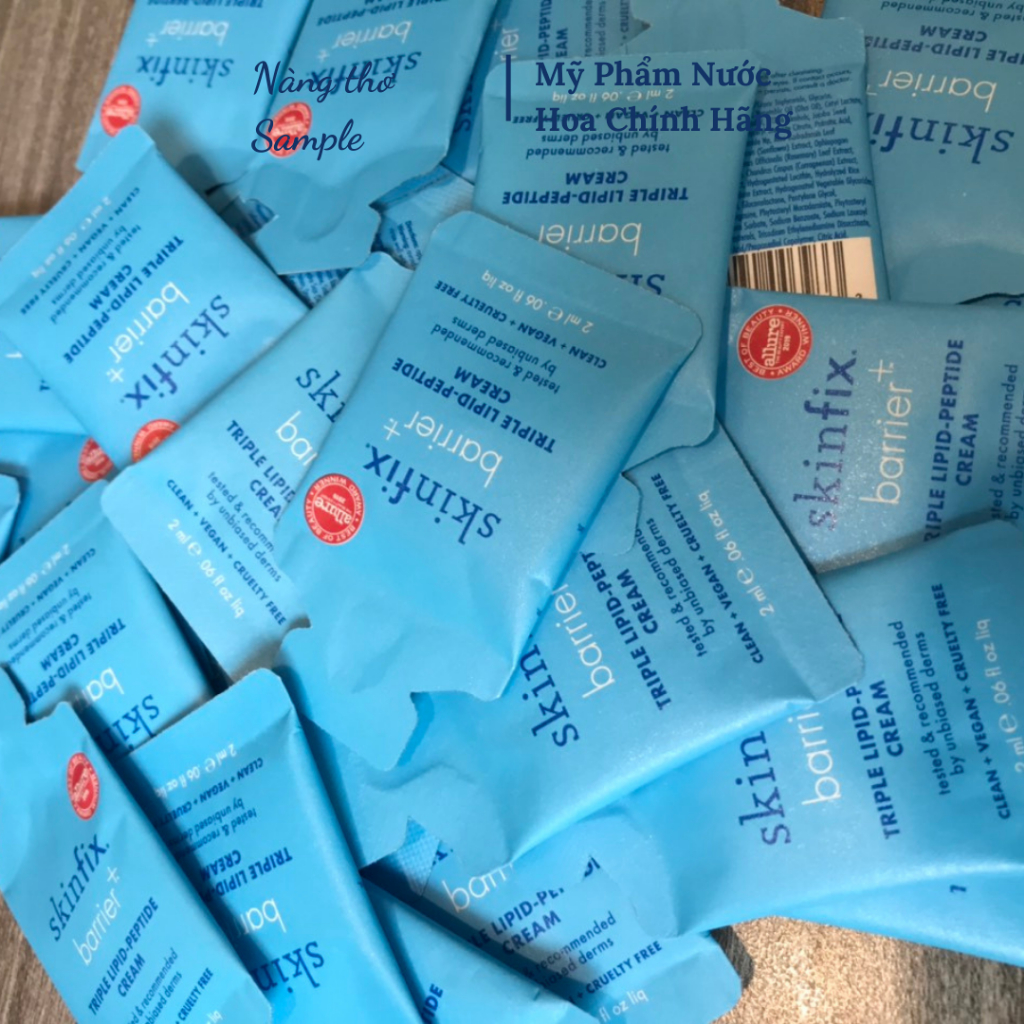 Sample Mẫu Thử Kem Dưỡng Da Barrier+ Triple Lipid-Peptide Canada Làm Sáng Trắng Da Dưỡng Ẩm Và Chống Lão Hoá Cho Da Kích