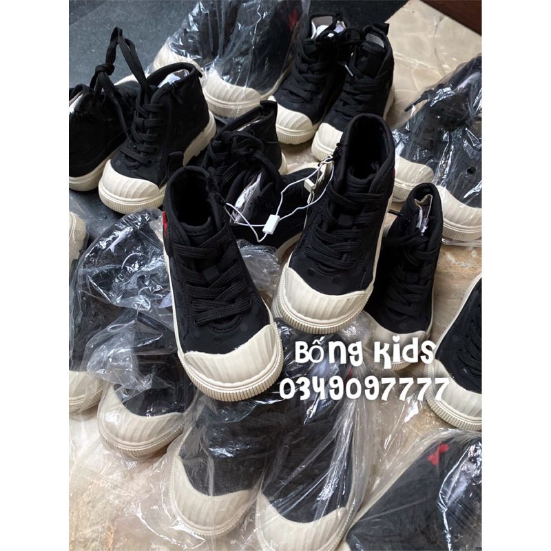 Giày Sneakers Bé Gái Minnie Bi Đen ZR