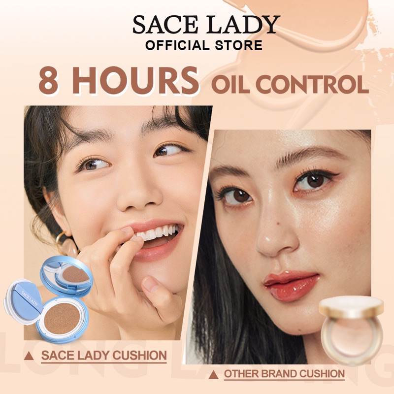BB Cushion lâu trôi chống thấm nước trang điểm mặt SPF50/PA+++  SL-230 SACE LADY