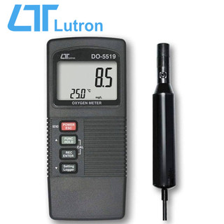Máy đo oxy hòa tan trong nước, model: do-5519, thương hiệu: lutron, gồm: thân máy, điện cực, pin - hàng chính hãng