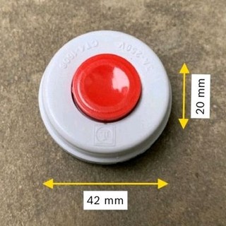 Ckd - 🇻🇳 nút chuông tròn 1608 - nút nhấn chuông tiến thành ct4-1608 3a 250v / 1 cái