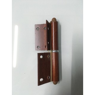 Bản lề nhôm nâu giả gỗ