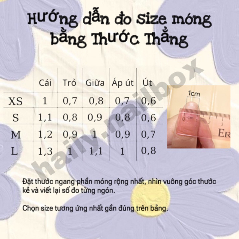 Nailbox thiết kế - nail box mùa hè - móng úp - L97