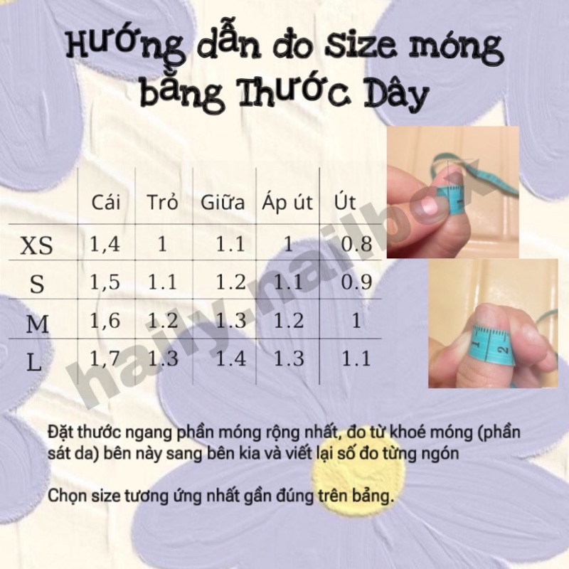 Nailbox thiết kế - nail box mùa hè - móng úp - L97