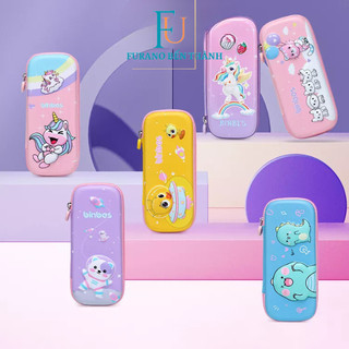 Hộp Đựng bút Binbes cho bé gái 3D in nỗi, hộp đựng bút Búp Bê, hình unicorn nhiều mẫu dễ thương