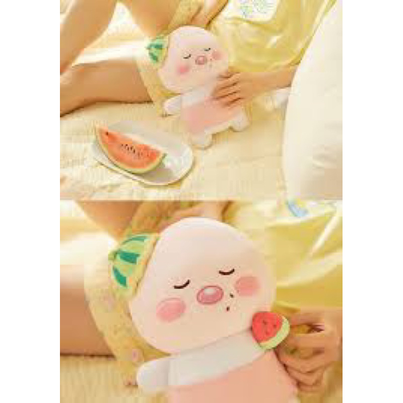 Gấu bông đào dưa hấu miniso chính hãng