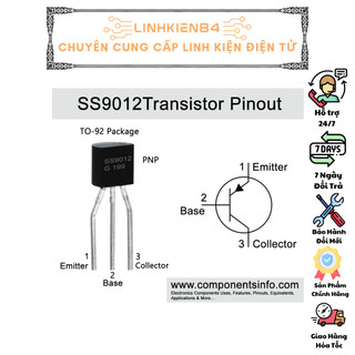 COMBO 10 Chiếc TRANS PNP S9012 ( TRANS 2T1 ) 0.5A 25V